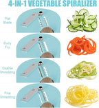 Universal Vegetable Spiralizer –  Veggie Pasta & Spiral Cutter Tool